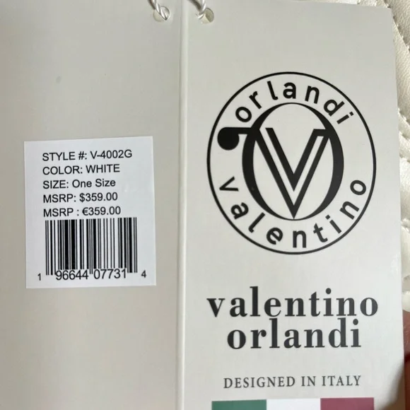 Valentino Cream Satchel with Quilted Heart Design - Picture 7 of 10